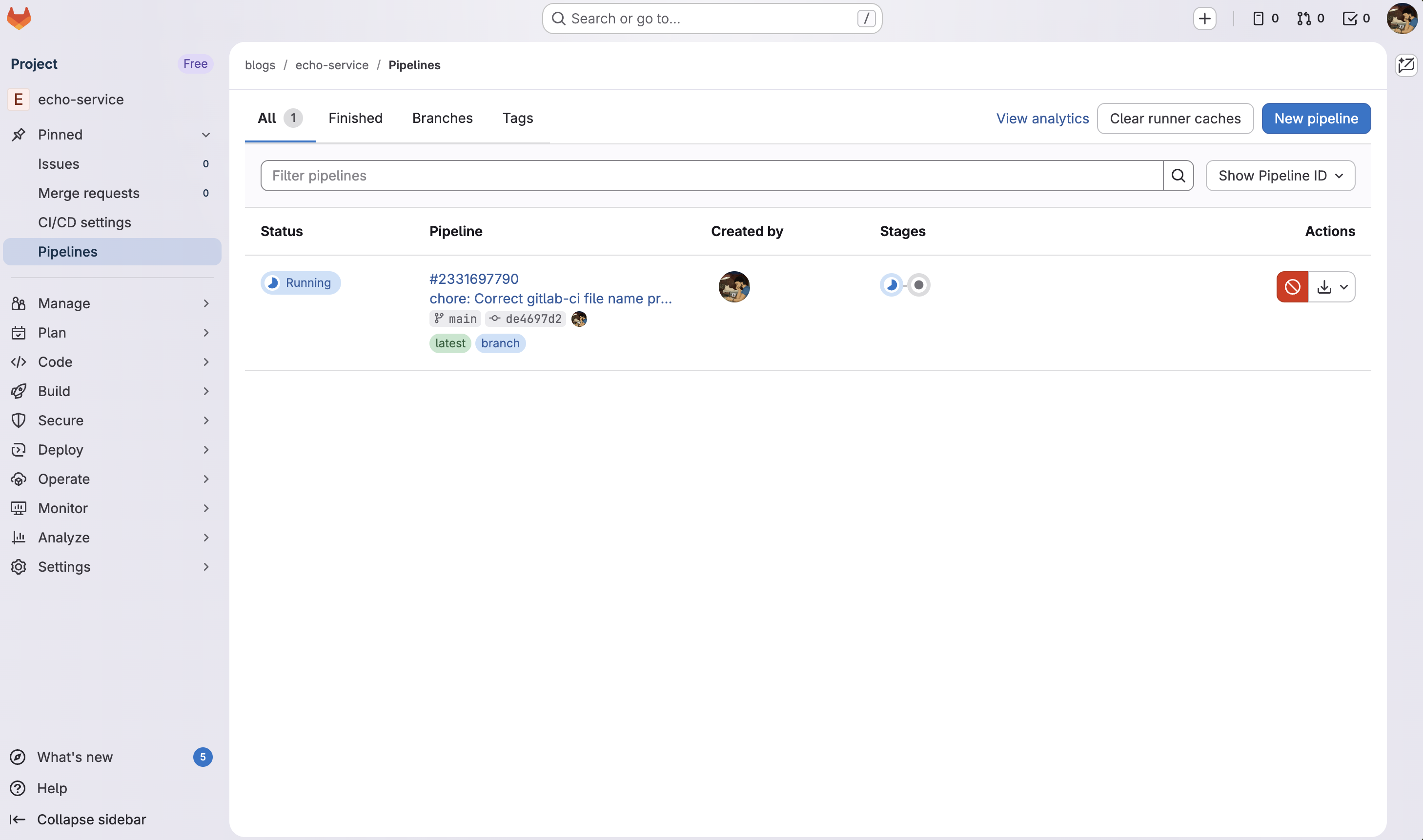 gitlab-runner-run-job